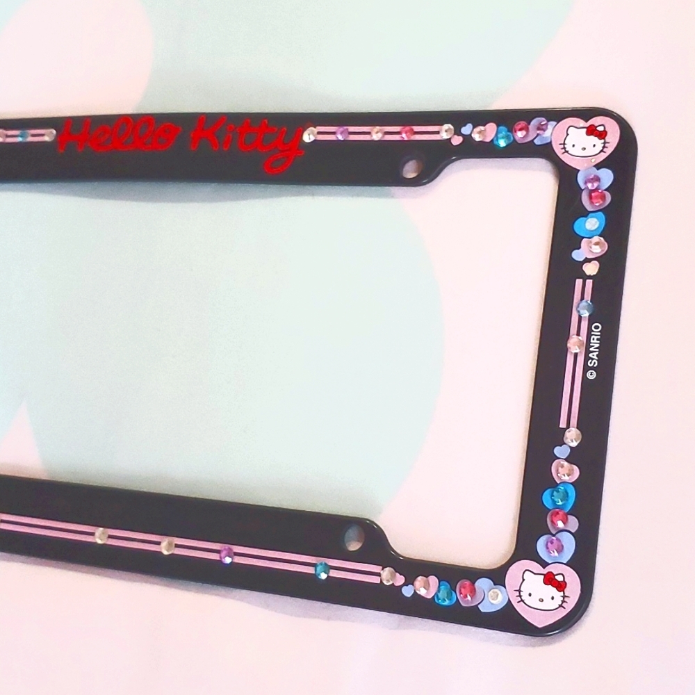 Hello Kitty License plate frame
